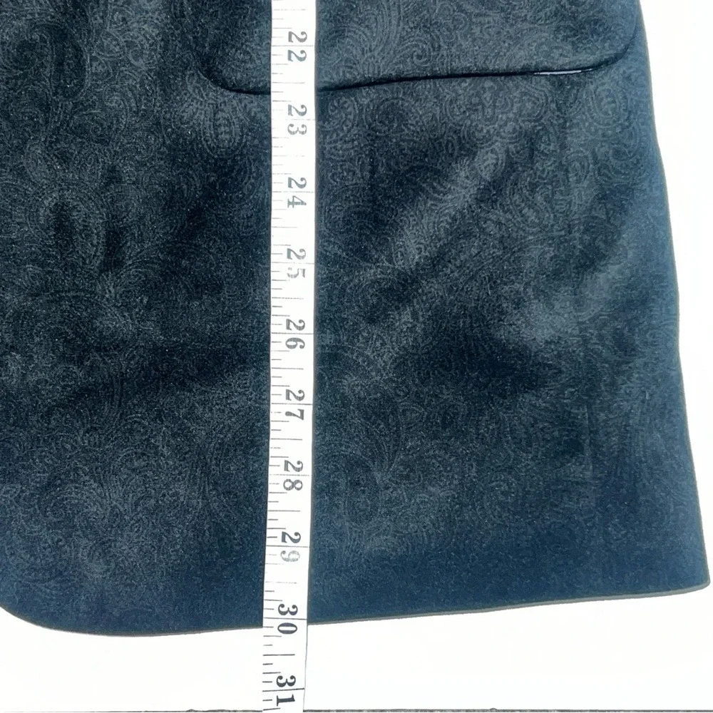 Tasso Elba Paisley Textured Velvet Velour Man's Blazer Coat Jacket Size‎ M 39-41